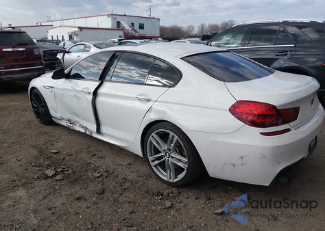 2016 BMW 650I Gran Coupe xDrive from USA, damaged, VIN WBA6D6C54GG387658